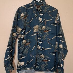 MAGELLAN Shirts Lg Sleeve  Size M  Multi-color